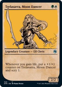 Trelasarra, Moon Dancer (Showcase) 346 card from Adventures in the Forgotten Realms