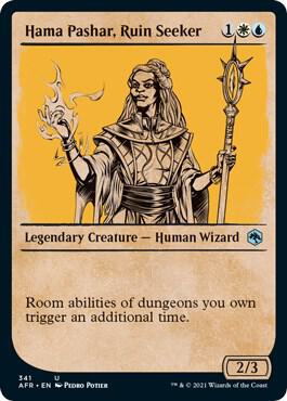 Hama Pashar, Ruin Seeker (Showcase) 341 card from Adventures in the Forgotten Realms