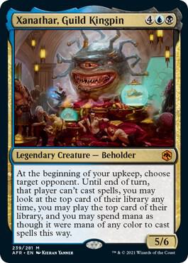 Xanathar, Guild Kingpin 239 card from Adventures in the Forgotten Realms