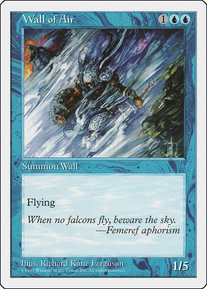 Wall of Air card from Fifth Edition