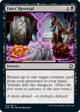 Fates' Reversal 102 card from Adventures in the Forgotten Realms
