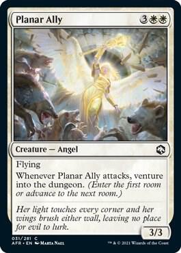 Planar Ally 31 card from Adventures in the Forgotten Realms