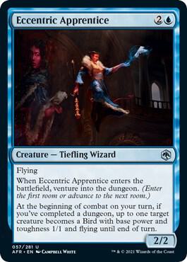 Eccentric Apprentice 57 card from Adventures in the Forgotten Realms