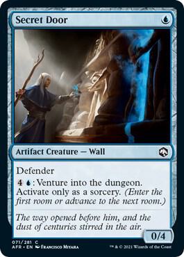 Secret Door 71 card from Adventures in the Forgotten Realms