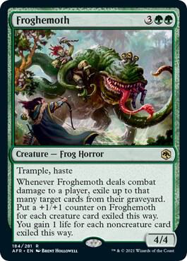 Froghemoth 184 card from Adventures in the Forgotten Realms