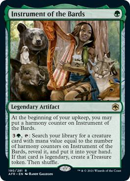 Instrument of the Bards 190 card from Adventures in the Forgotten Realms