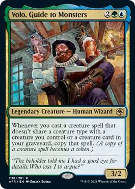 Volo, Guide to Monsters 238 card from Adventures in the Forgotten Realms