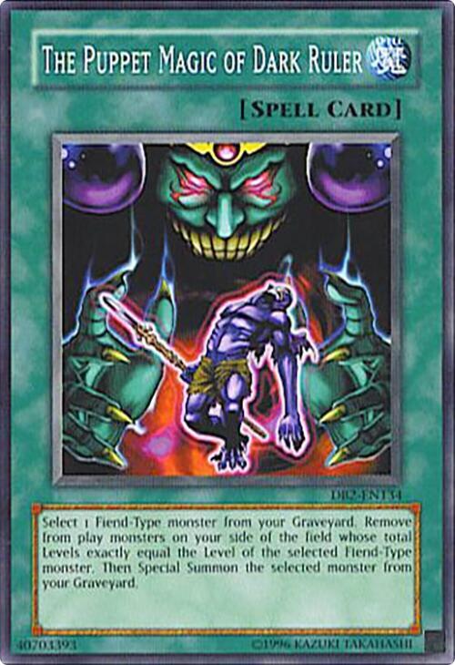 The Puppet Magic of Dark Ruler DB2-EN134 card from Dark Beginning 2