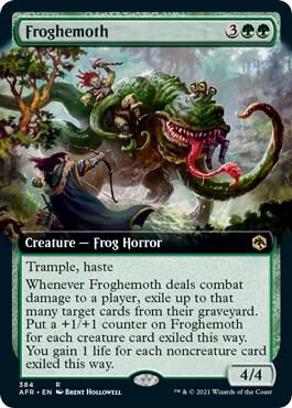 Froghemoth (Extended Art) 384 card from Adventures in the Forgotten Realms