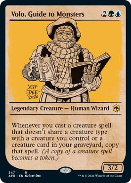 Volo, Guide to Monsters (Showcase) 347 card from Adventures in the Forgotten Realms