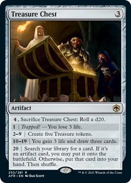 Treasure Chest 252 card from Adventures in the Forgotten Realms