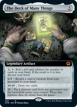 The Deck of Many Things (Extended Art) 392 card from Adventures in the Forgotten Realms