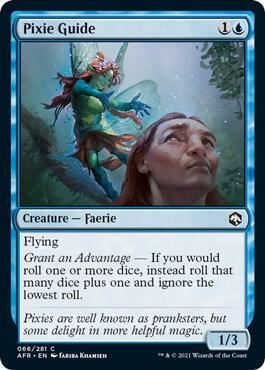 Pixie Guide 66 card from Adventures in the Forgotten Realms