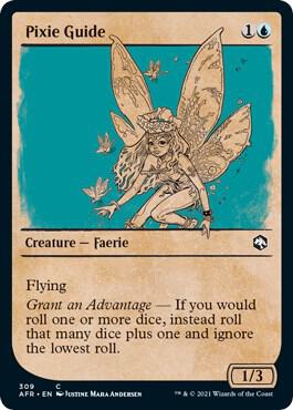 Pixie Guide (Showcase) 309 card from Adventures in the Forgotten Realms