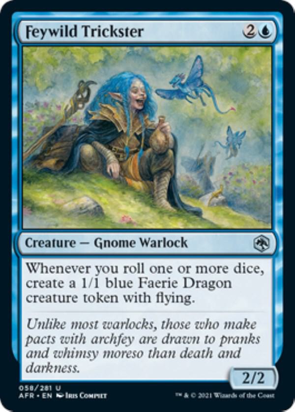 Feywild Trickster 58 card from Adventures in the Forgotten Realms