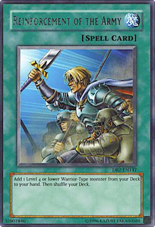 Reinforcement of the Army DB2-EN147 card from Dark Beginning 2