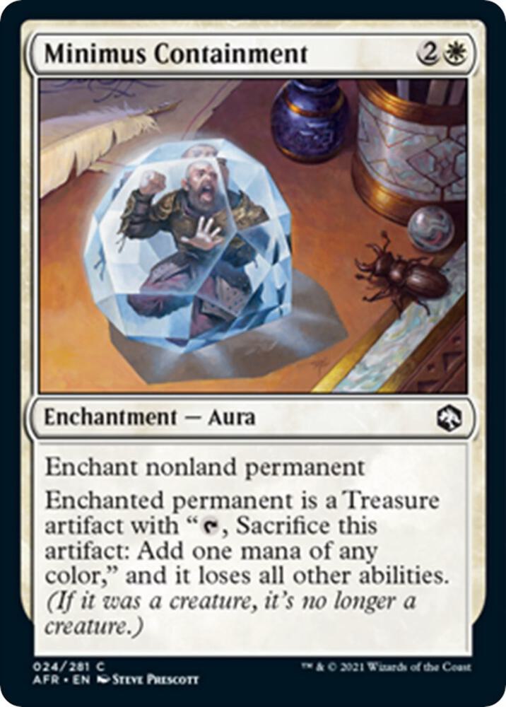Minimus Containment 24 card from Adventures in the Forgotten Realms