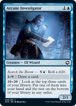 Arcane Investigator 46 card from Adventures in the Forgotten Realms