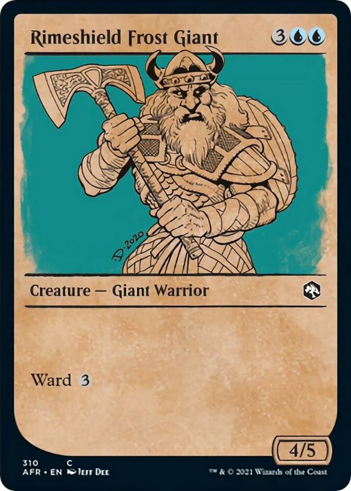 Rimeshield Frost Giant (Showcase) 310 card from Adventures in the Forgotten Realms