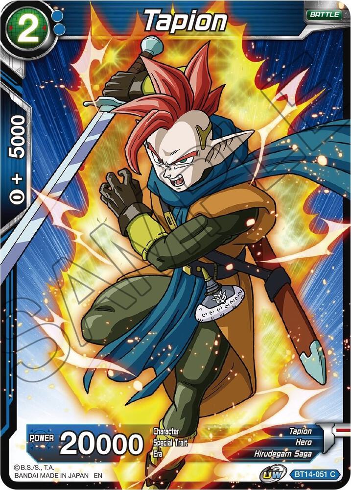 Tapion BT14-051 card from Cross Spirits