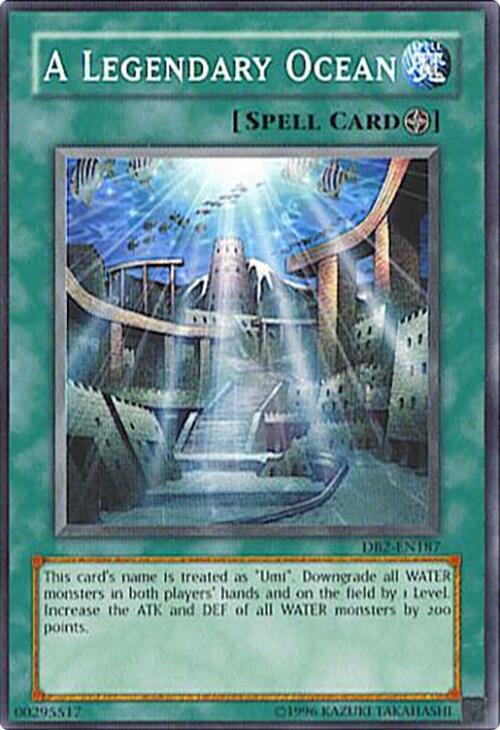 A Legendary Ocean DB2-EN187 card from Dark Beginning 2