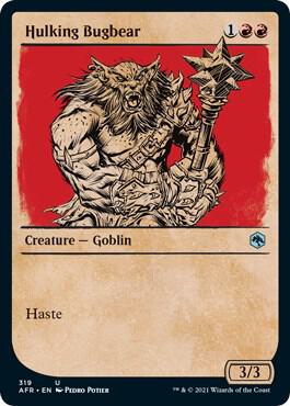 Hulking Bugbear (Showcase) 319 card from Adventures in the Forgotten Realms