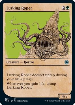 Lurking Roper (Showcase) 328 card from Adventures in the Forgotten Realms