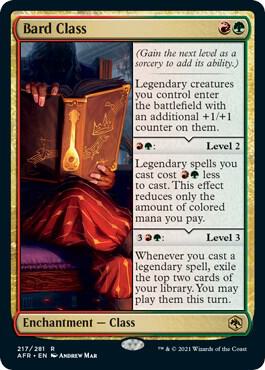 Bard Class 217 card from Adventures in the Forgotten Realms