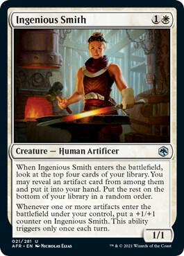 Ingenious Smith 21 card from Adventures in the Forgotten Realms