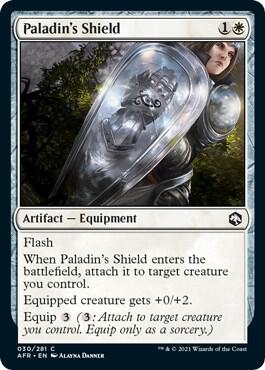 Paladin's Shield 30 card from Adventures in the Forgotten Realms