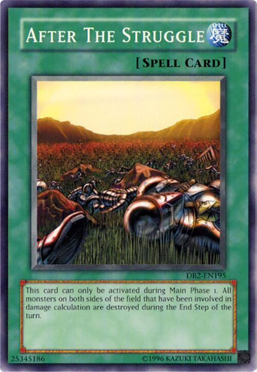 After the Struggle DB2-EN195 card from Dark Beginning 2