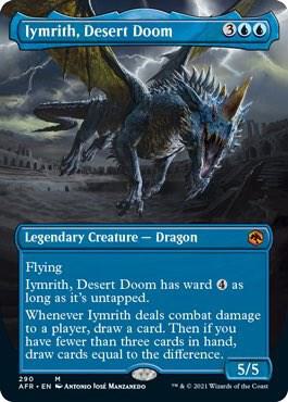 Iymrith, Desert Doom (Borderless) 290 card from Adventures in the Forgotten Realms