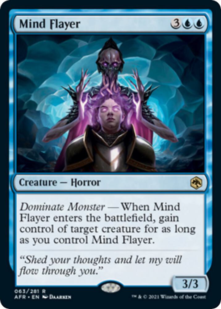 Mind Flayer 63 card from Adventures in the Forgotten Realms
