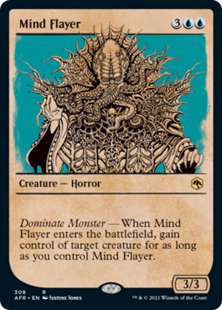 Mind Flayer (Showcase) 308 card from Adventures in the Forgotten Realms