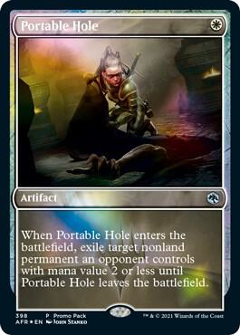 Portable Hole 398 card from Promo Pack: Adventures in the Forgotten Realms