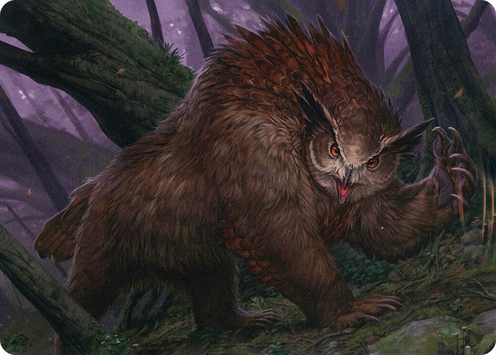 Owlbear Art Card 15 card from Art Series: Adventures in the Forgotten Realms