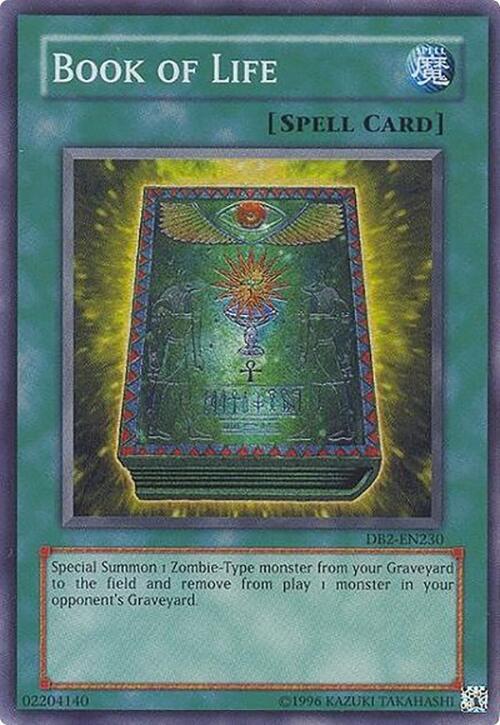 Book of Life DB2-EN230 card from Dark Beginning 2