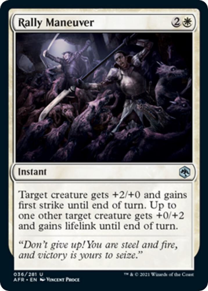 Rally Maneuver 36 card from Adventures in the Forgotten Realms