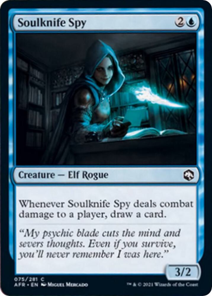 Soulknife Spy 75 card from Adventures in the Forgotten Realms