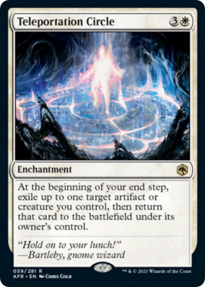 Teleportation Circle 39 card from Adventures in the Forgotten Realms