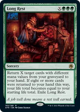 Long Rest 193 card from Adventures in the Forgotten Realms