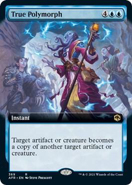 True Polymorph (Extended Art) 369 card from Adventures in the Forgotten Realms
