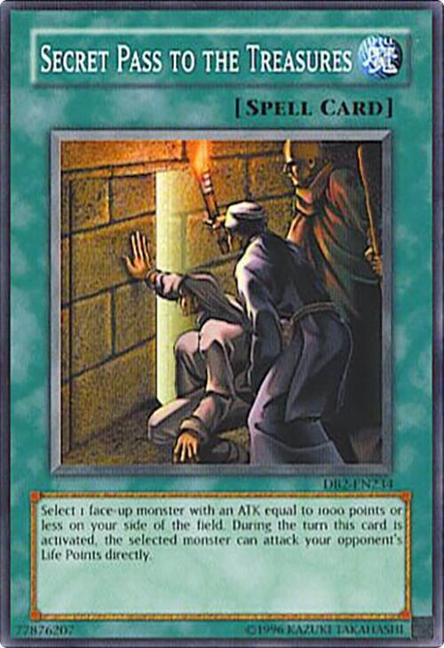 Secret Pass to the Treasures DB2-EN234 card from Dark Beginning 2