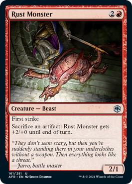 Rust Monster 161 card from Adventures in the Forgotten Realms