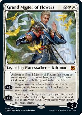 Grand Master of Flowers 17 card from Adventures in the Forgotten Realms