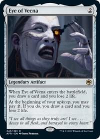 Eye of Vecna 243 card from Adventures in the Forgotten Realms
