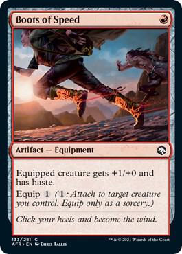 Boots of Speed 133 card from Adventures in the Forgotten Realms