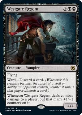 Westgate Regent 126 card from Adventures in the Forgotten Realms