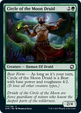 Circle of the Moon Druid 177 card from Adventures in the Forgotten Realms