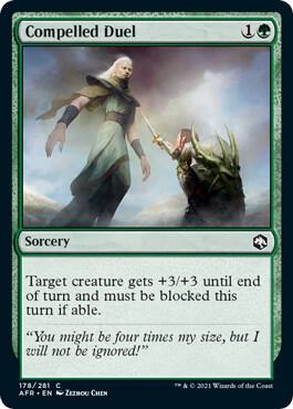 Compelled Duel 178 card from Adventures in the Forgotten Realms